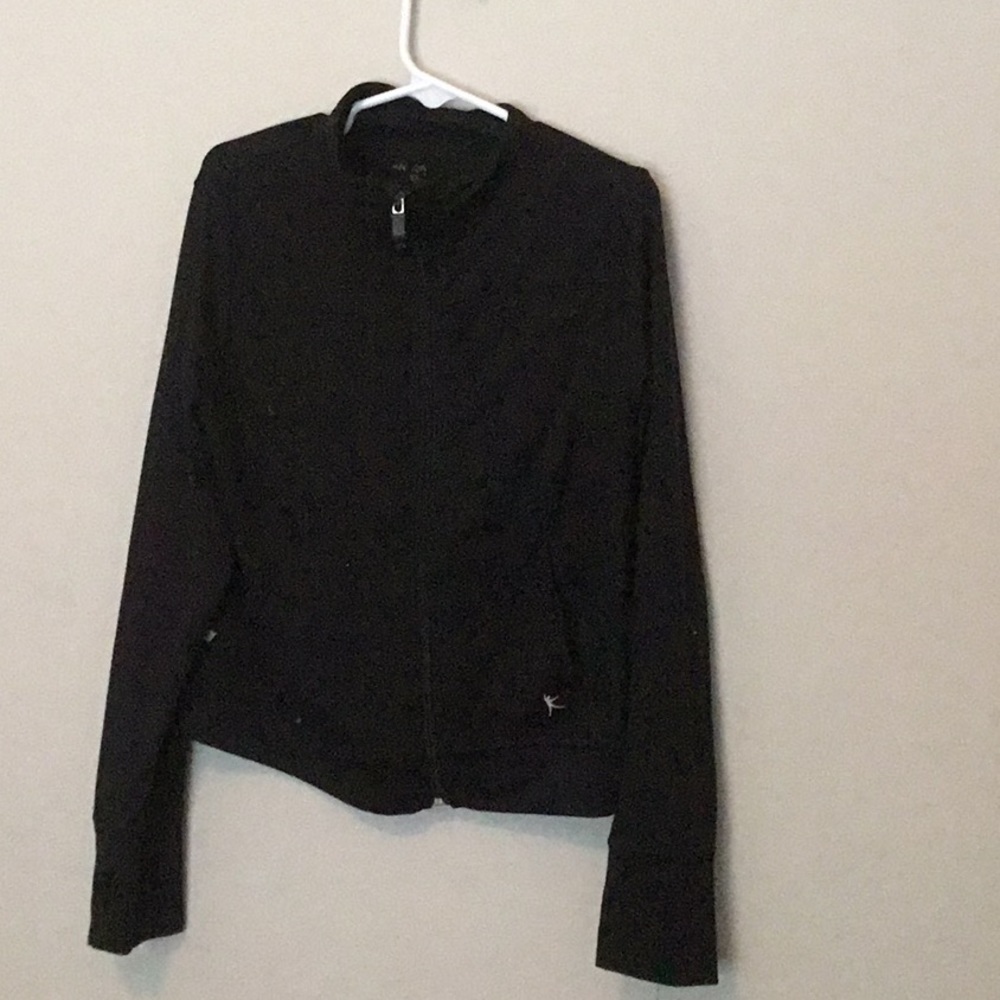 Black zip up jacket